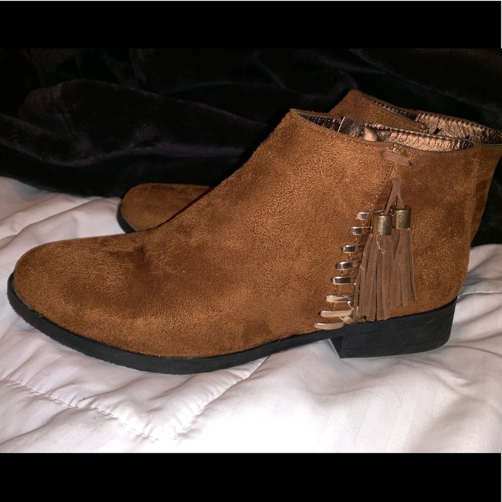 Tan Bootie